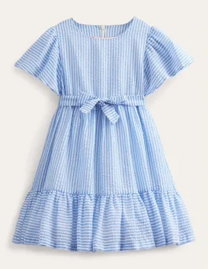 Fit & Flare Dress-Penzance/Ivory