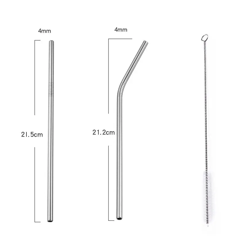 Fitz & Willow, Eco Friendly Stainless Steel Reusable Straw
