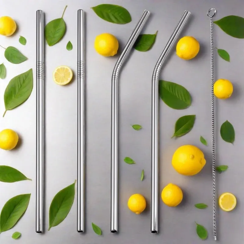 Fitz & Willow, Eco Friendly Stainless Steel Reusable Straw