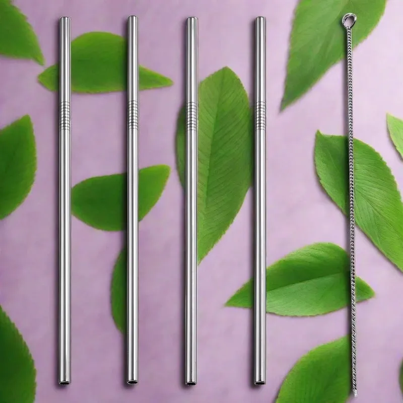 Fitz & Willow, Eco Friendly Stainless Steel Reusable Straw