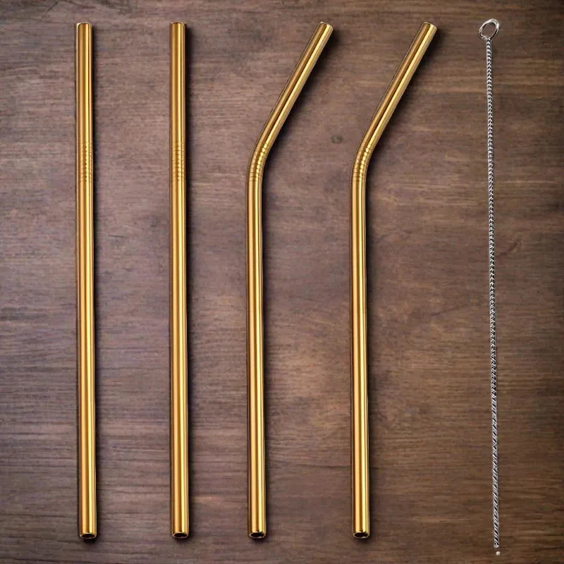 Fitz & Willow, Eco Friendly Stainless Steel Reusable Straw
