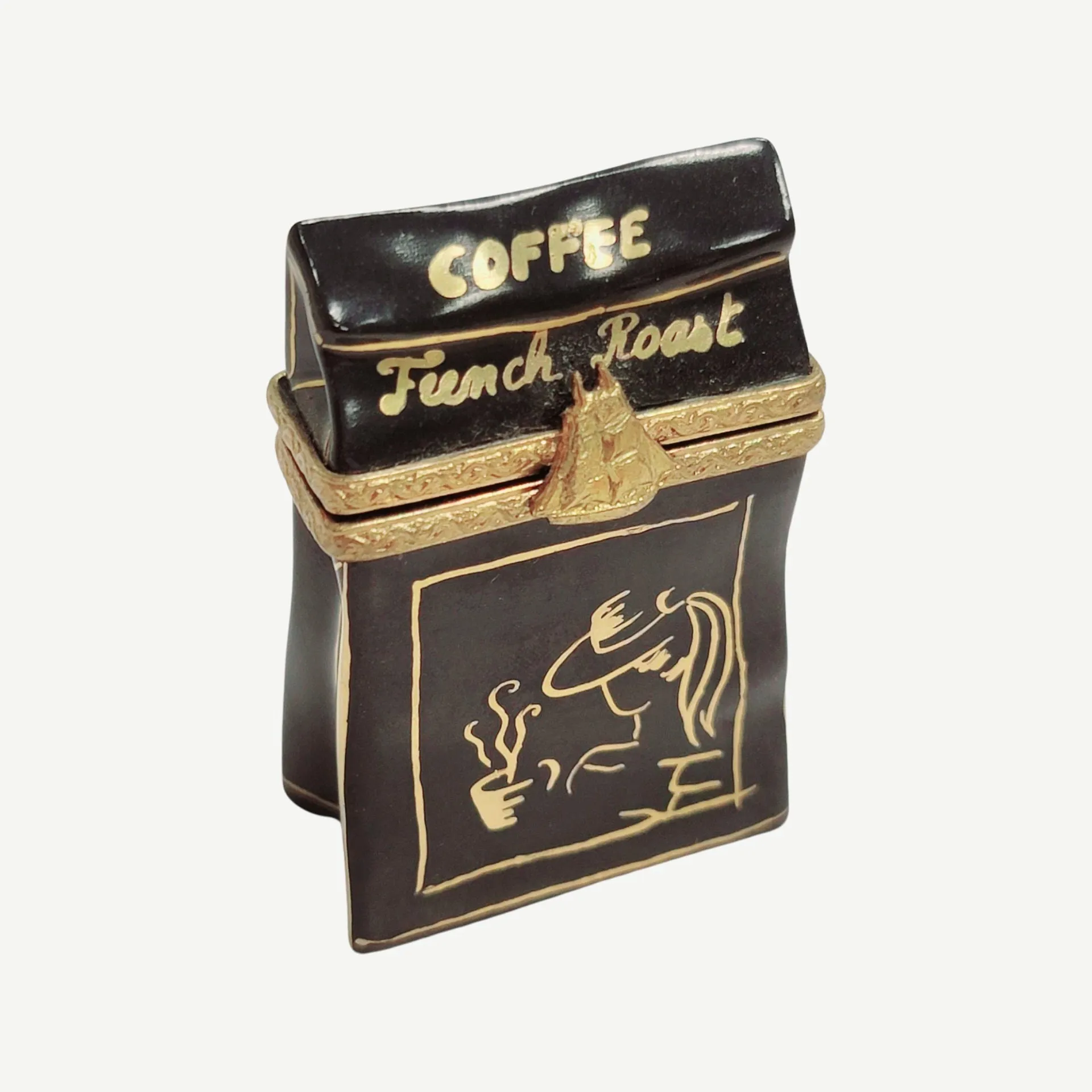 French Roast Coffee Sack and Beans