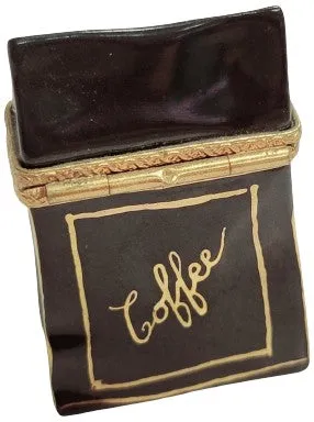 French Roast Coffee Sack and Beans