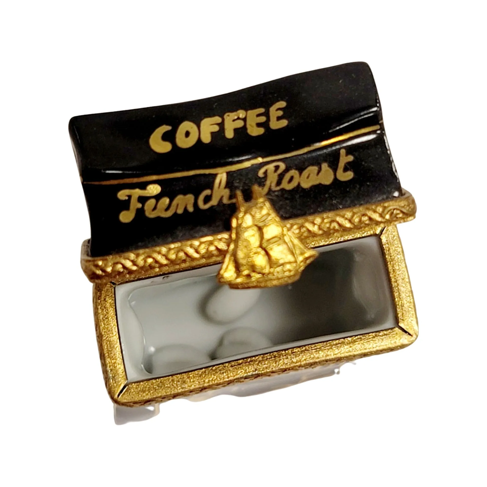 French Roast Coffee Sack and Beans