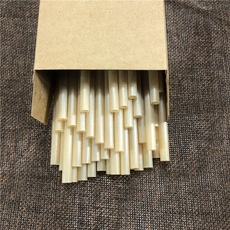 Fully Degradable Sugarcane Fiber Instead Of Plastic Straws Disposable Bagasse Straws