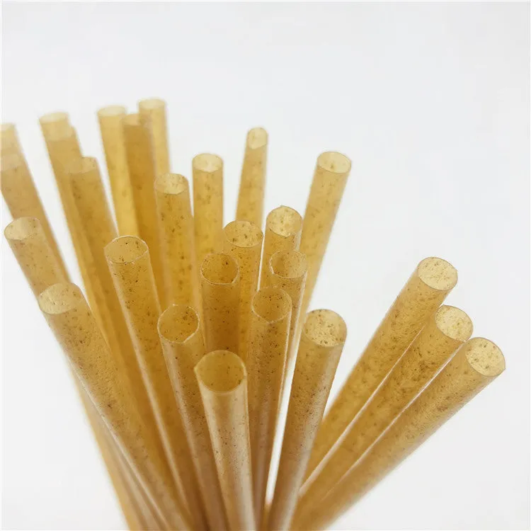 Fully Degradable Sugarcane Fiber Instead Of Plastic Straws Disposable Bagasse Straws
