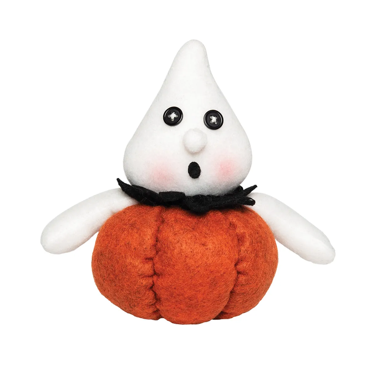 Ghost in Pumpkin Figurine