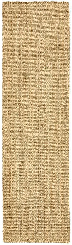 Hand-spun Jute Rug - Natural