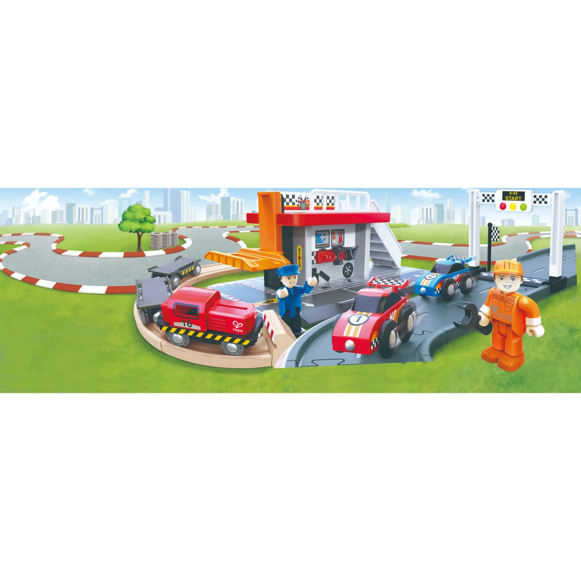 Hape Race Track Station