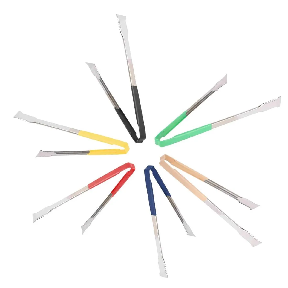 HW999 Vollrath 16" Versagrip Tongs Coloured Set