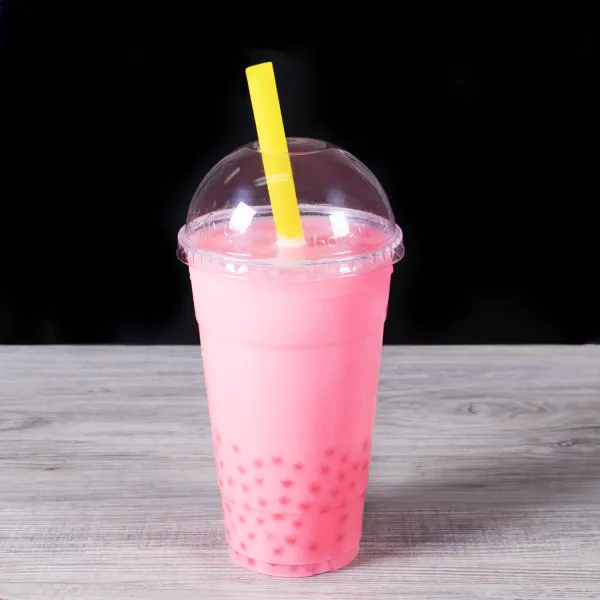 Karat 9" Diagonal Cut Boba Straws Poly Wrapped, Mixed Colors - 1,600 pcs