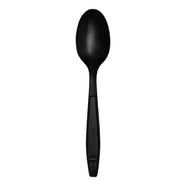 Karat Earth Heavy Weight Bio-Based Tea Spoons, Black - 1000 pcs