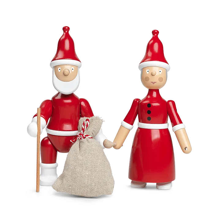 Kay Bojesen Santa Claus & Santa Clara