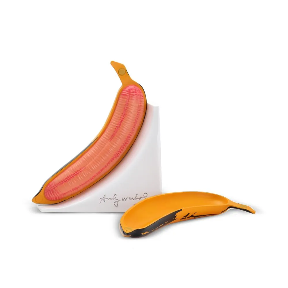 KIDROBOT X ANDY WARHOL RESIN BANANA BOOKENDS