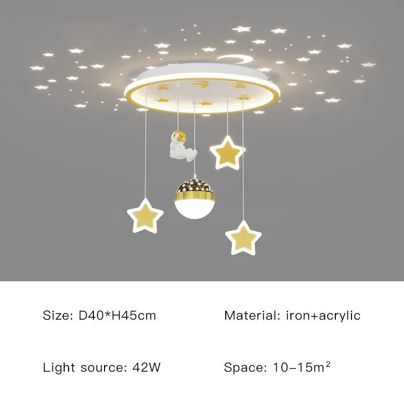 Kids Astronaut Chandeliers Light | Kids Room Decor Lights