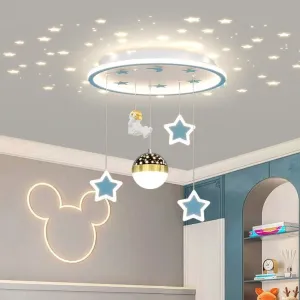 Kids Astronaut Chandeliers Light | Kids Room Decor Lights
