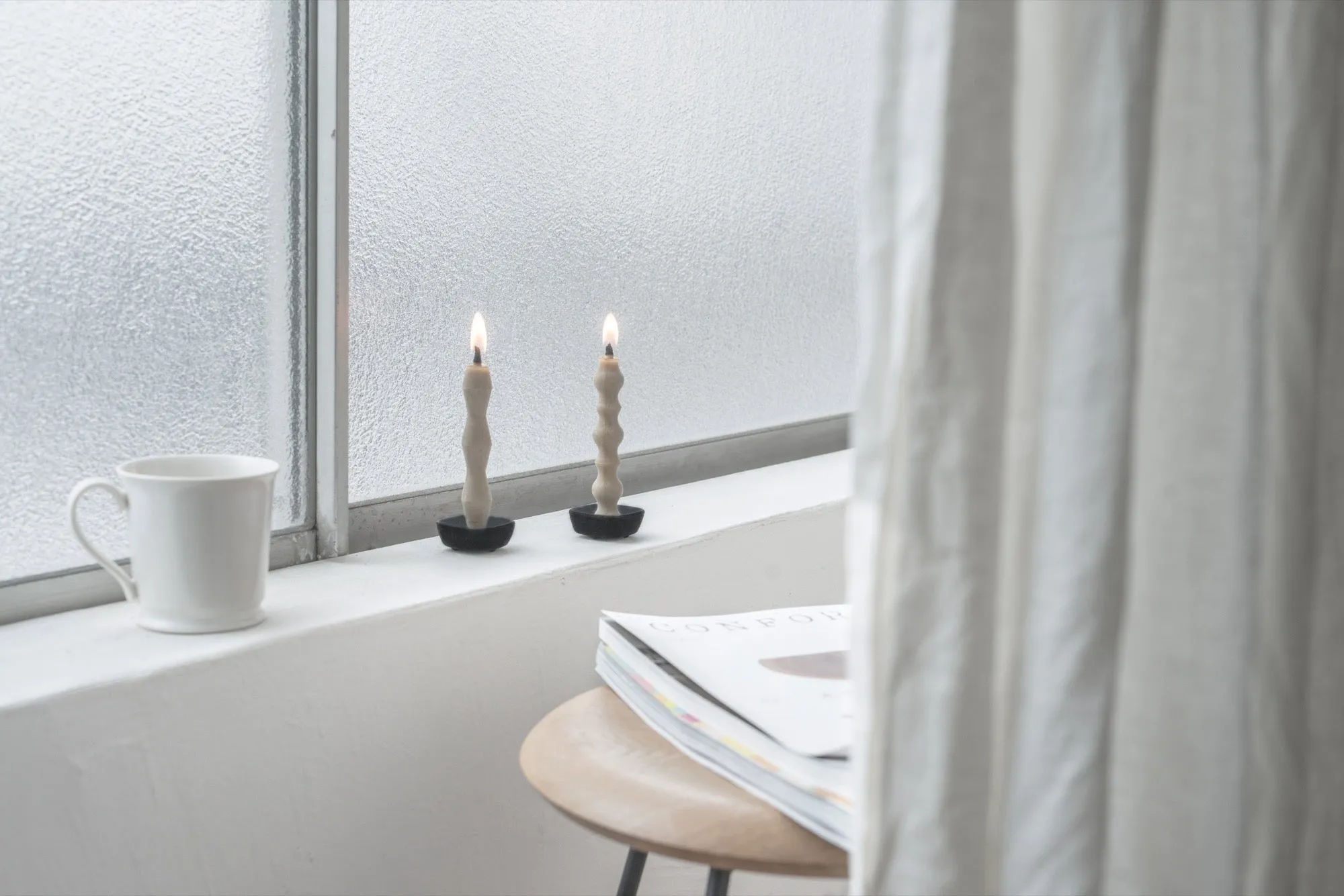 Large Koma Iron Candle Stand