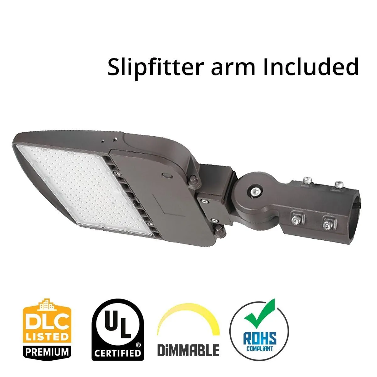 LED Pole Light, 150 Watts, 20000 Lumens, 5000K, Slipfitter Mount, 120-277V