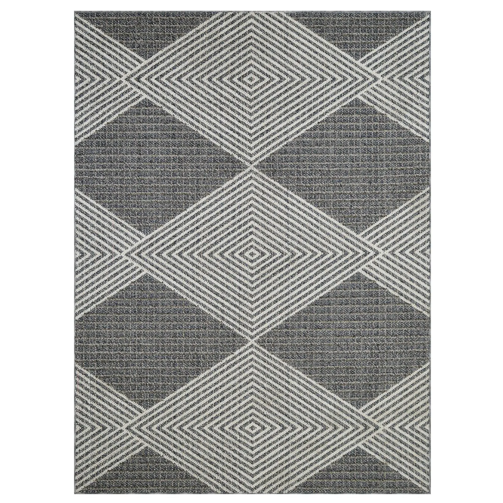Linq-823 Area Rugs Rectangle Ivory 5-X-7