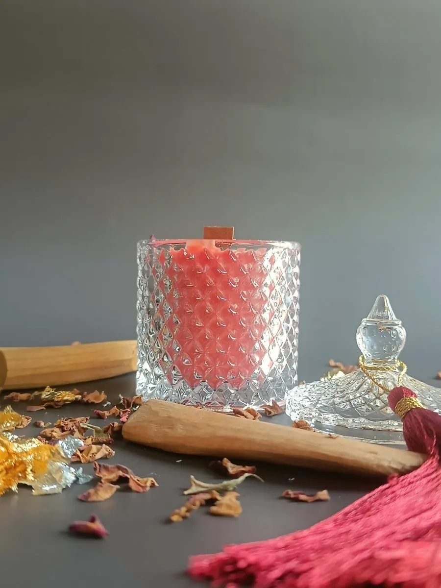 Luminescence Candle - Bakhoor rose