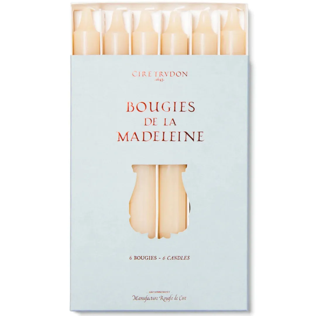 Madeleine Taper Candle - Stone
