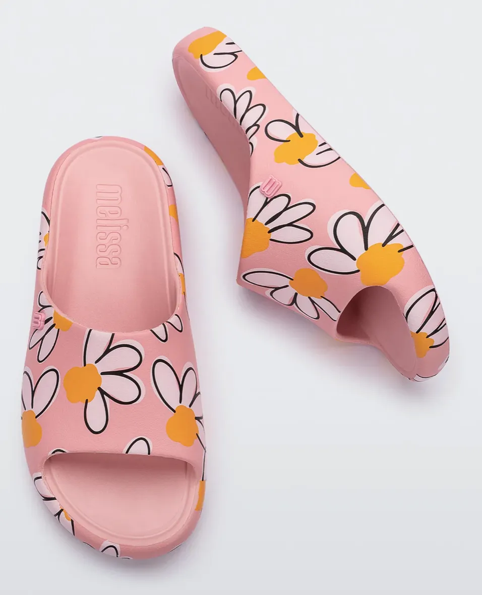 Melissa Free Print AD Pink/White