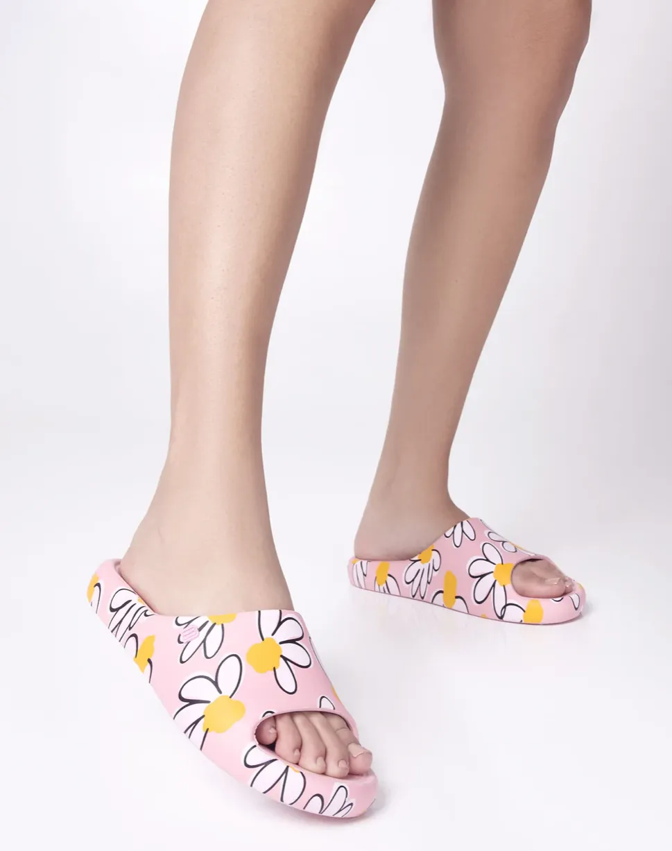 Melissa Free Print AD Pink/White