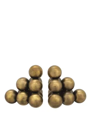 Metallic Orbs Book Ends (2) | Eichholtz Carioca