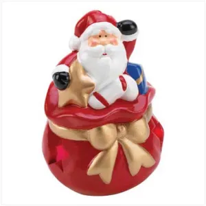 Mini Santa Light Up Figurine