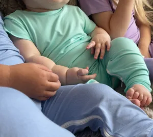 Mint Bamboo Lyocell Zip Romper