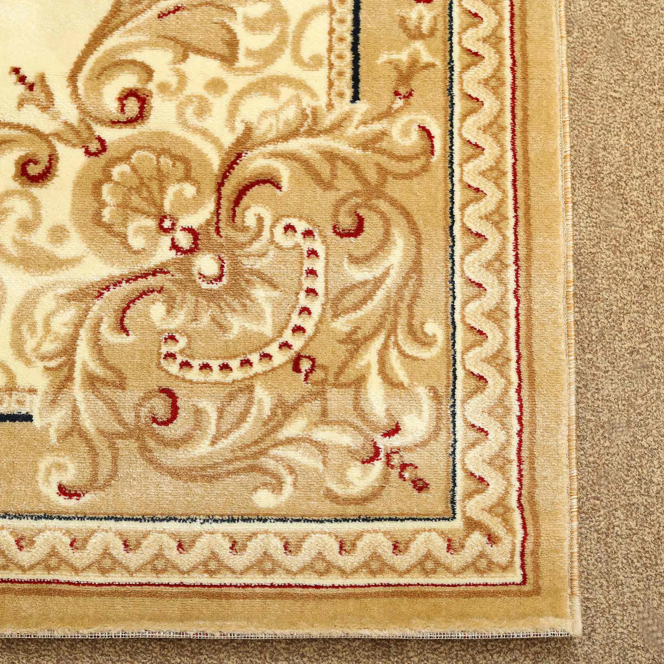 Modern Persian Style King Size (7.6 X 5.25 Feet) Thick & Cozy Floor Rug