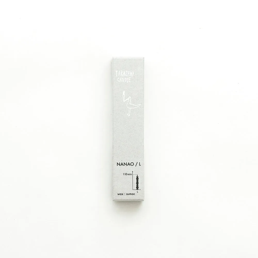 Nanao Sculpted Sumac Wax Candle  L