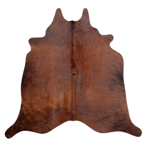 Natural Argentine Cowhide 4' 11" x 5' 3"
