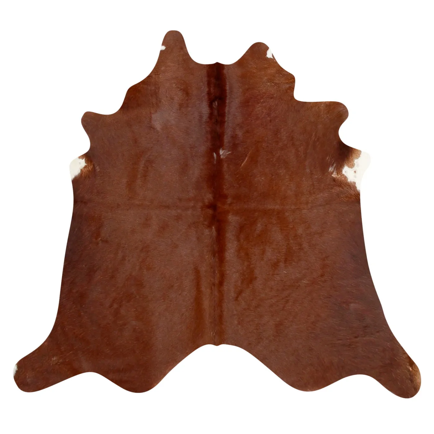 Natural Argentine Cowhide 4' 11" x 5' 7"