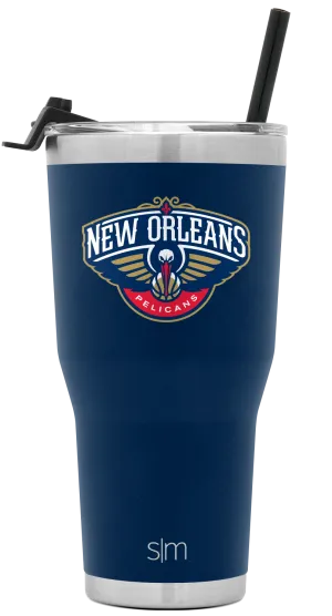 NBA Cruiser Tumbler with Flip Lid and Straw