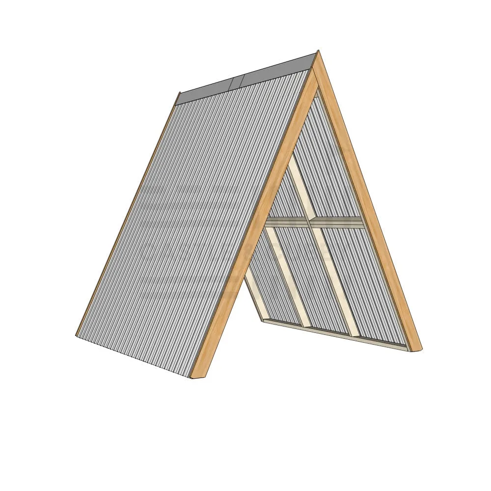 Open A-Frame Cubby House
