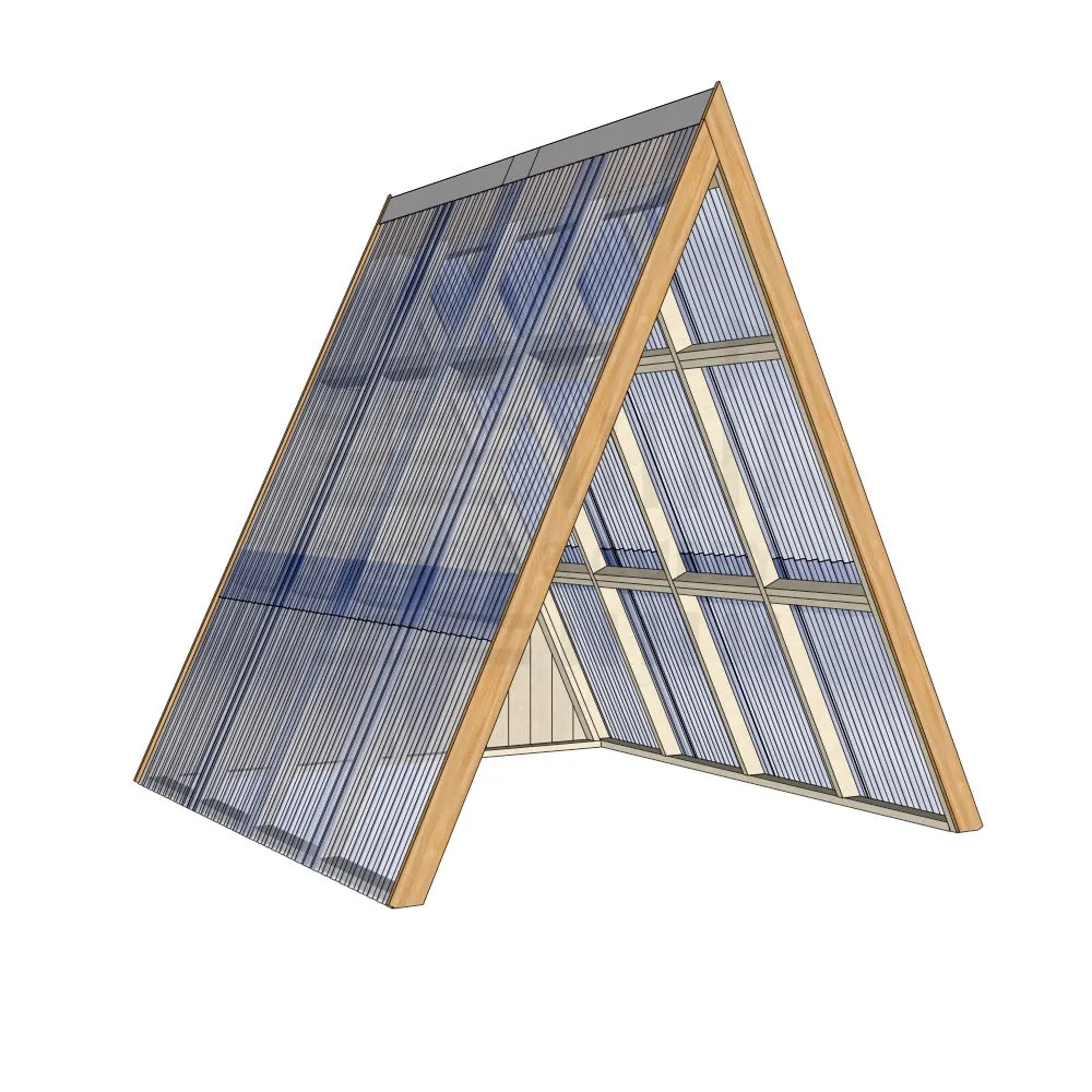 Open A-Frame Cubby House