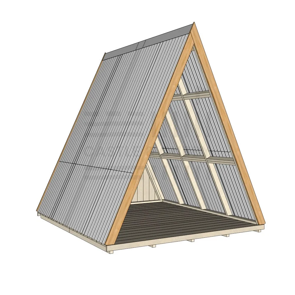 Open A-Frame Cubby House