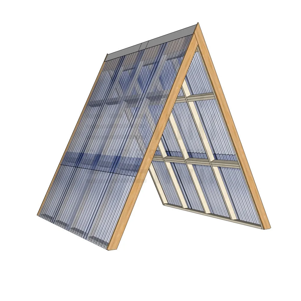 Open A-Frame Cubby House