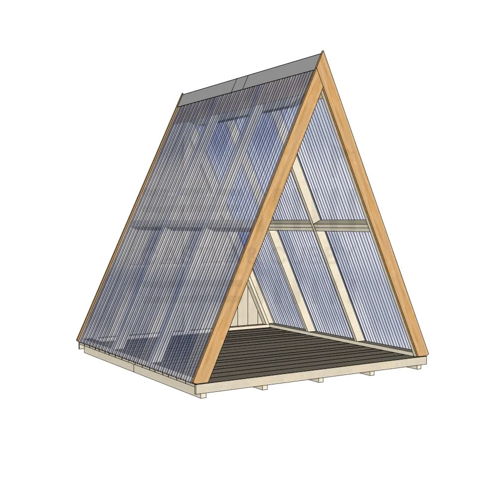 Open A-Frame Cubby House