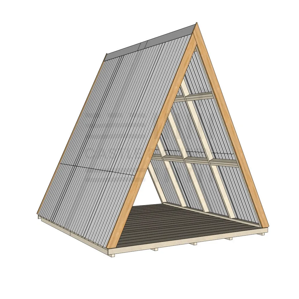 Open A-Frame Cubby House