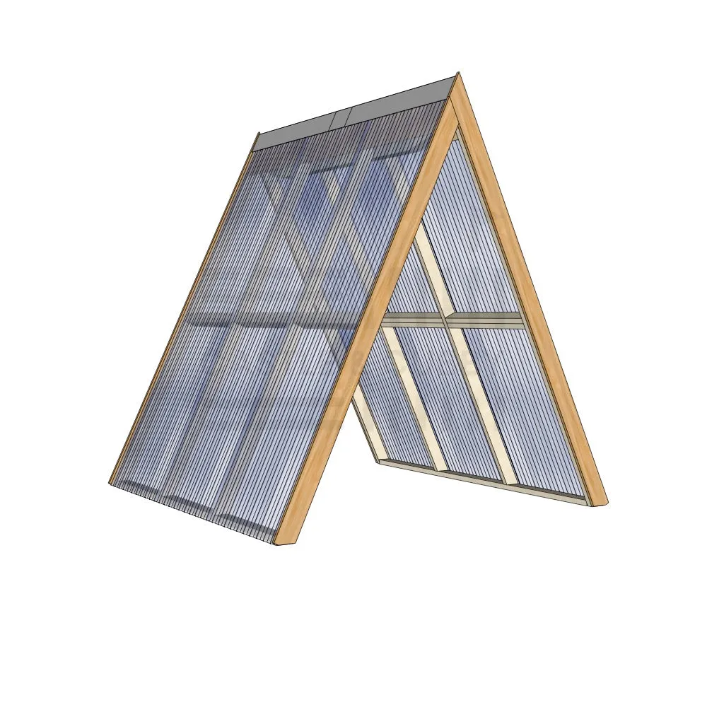 Open A-Frame Cubby House