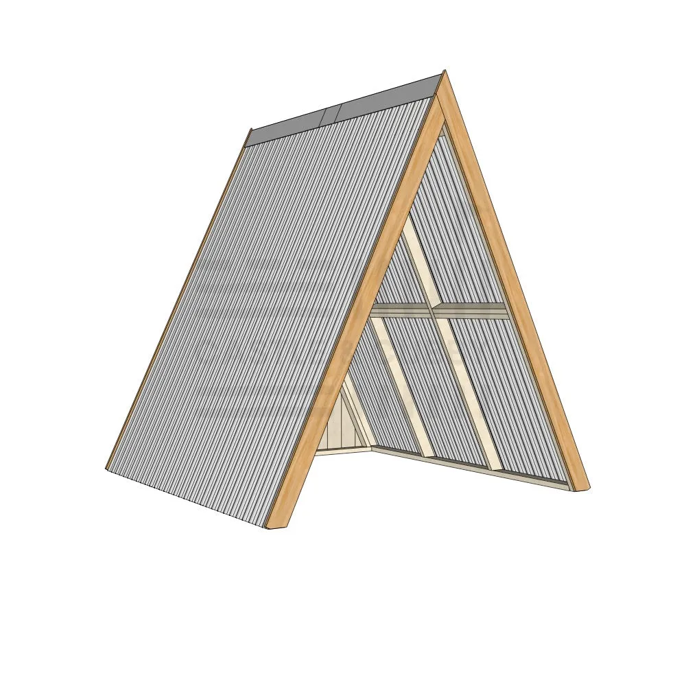 Open A-Frame Cubby House
