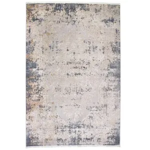 Origin Rugs 80 x 150cm Blue Aura Vintage Medallion Rug