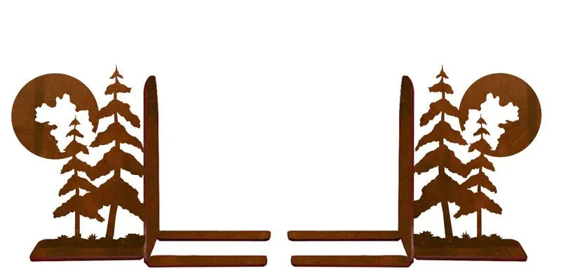 Pine Tree Bookend Set