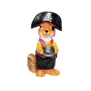Pirate Squirrel Figurine