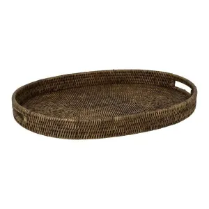 Plantation Rattan Tray Oval Large