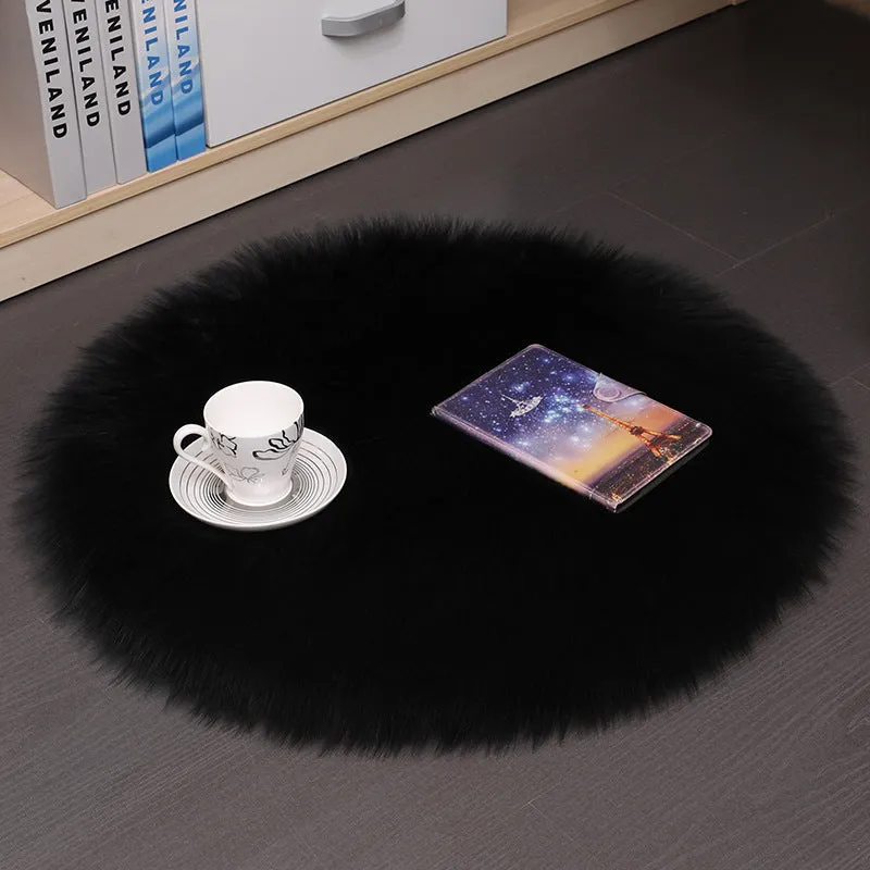 Plush Round Mat