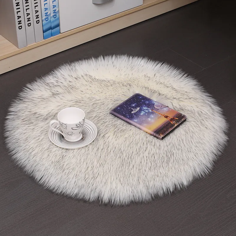 Plush Round Mat