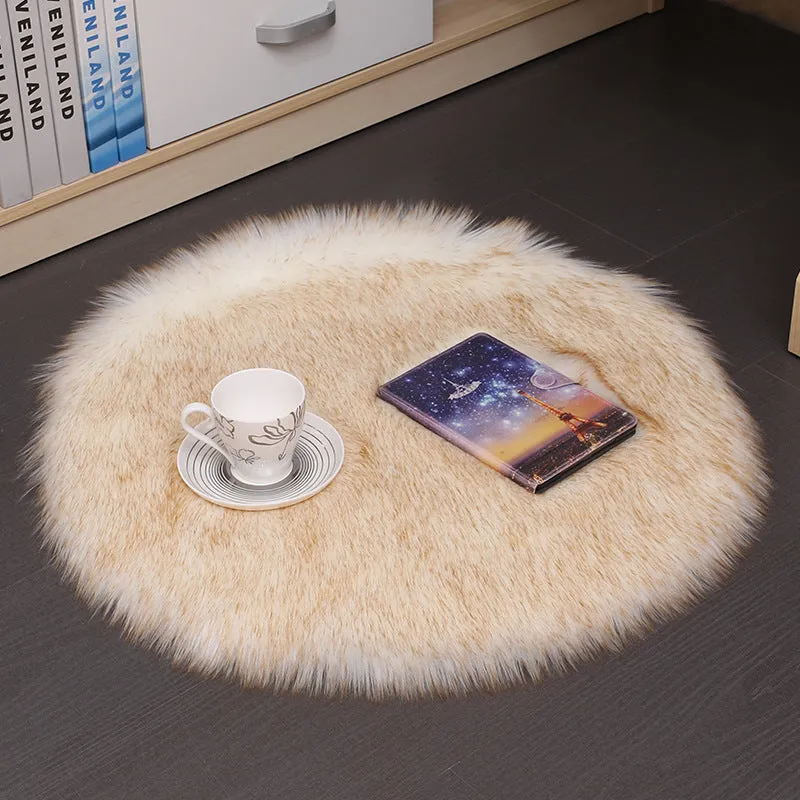 Plush Round Mat